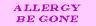 AllergyBeGone logo